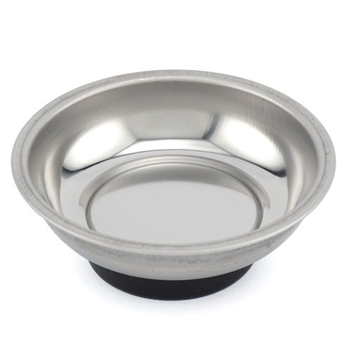 THE MAGNETIC SOURCE™ 07683 Magnetic Tray, 3 in Dia, 1.15 in Height, Stainless Steel